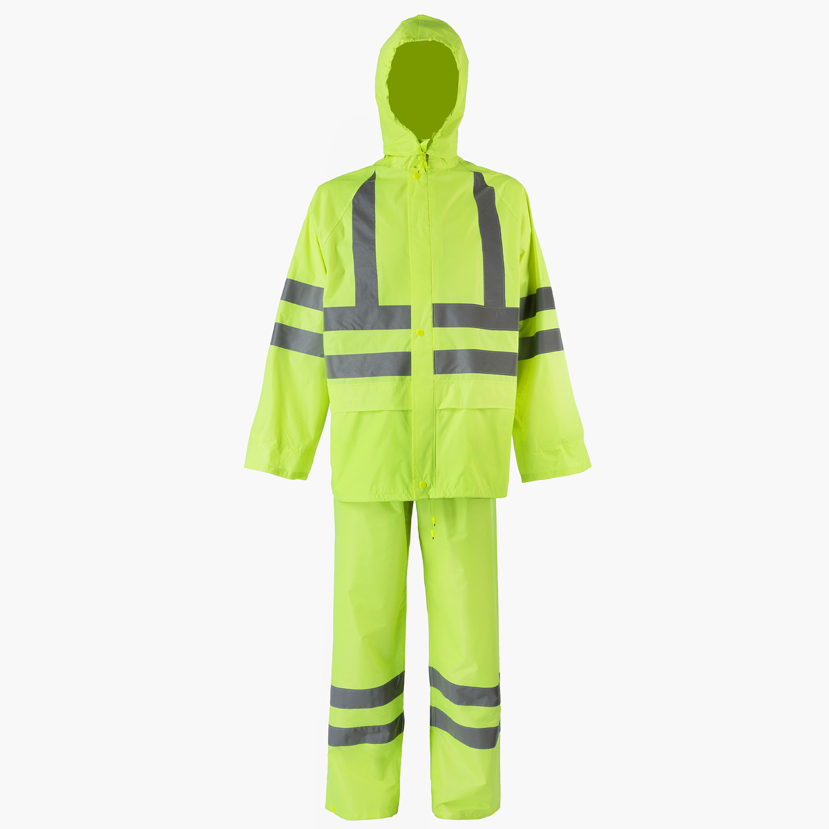 Костюм влагозащитный, нейлоновый, (куртка и брюки), цвет: лимонный с СОП