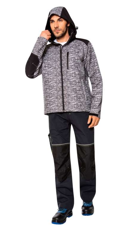 Демисезонная куртка "НОКСФИЛД" мужская, цвет: серый с СОП