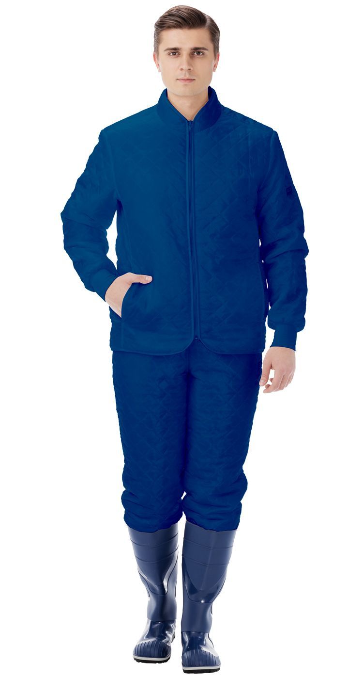 Зимние брюки "РАЙМ", утепленные, цвет: синий, ткань: 100% ПЭ