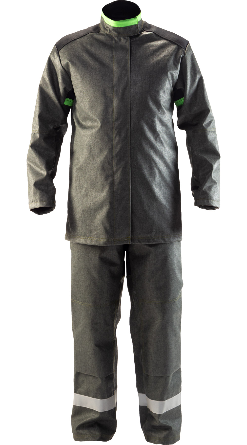 Летний костюм сварщика "ЗЕВС-3" мужской (куртка и брюки), цвет: черный, ткань хлопок 100%