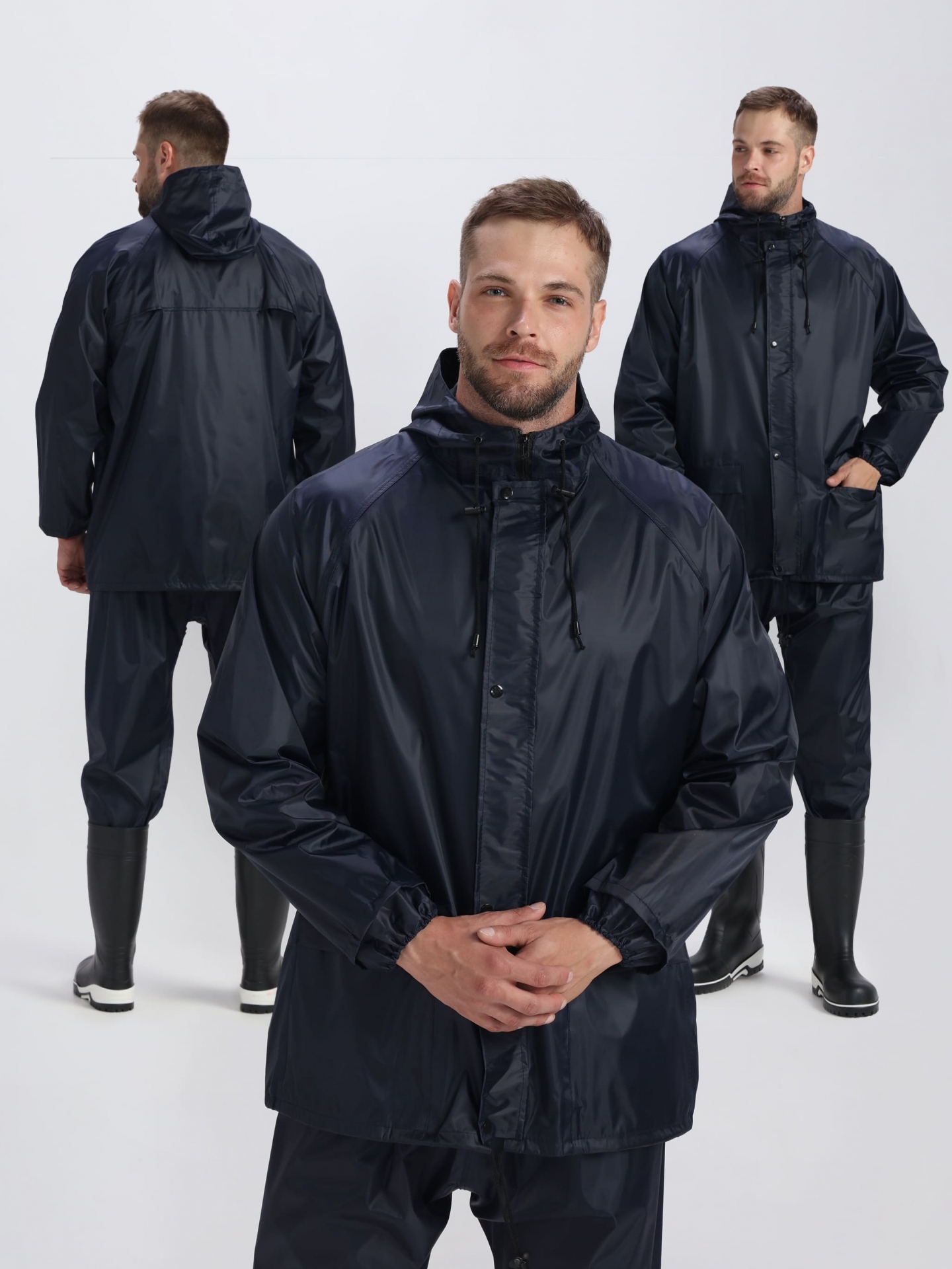 Костюм влагозащитный "ProfLine Specialist", цвет: темно-синий ткань: ПВХ 