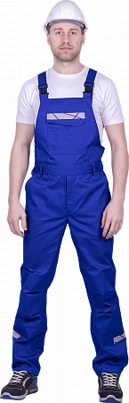 Летний полукомбинезон "Спецобъединение-СТРОНГ" мужской , цвет: васильковый, ткань: Смесовая