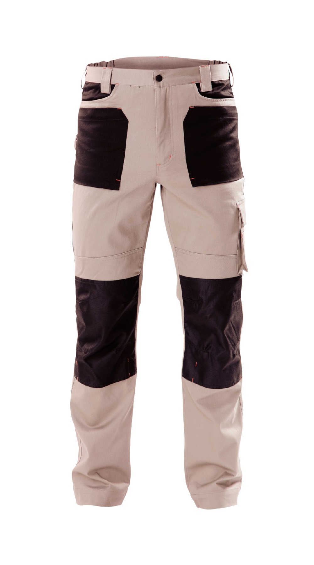 Летние брюки "СПЕЦ-АВАНГАРД" мужские цвет: бежевый с черным, ткань: смесовая