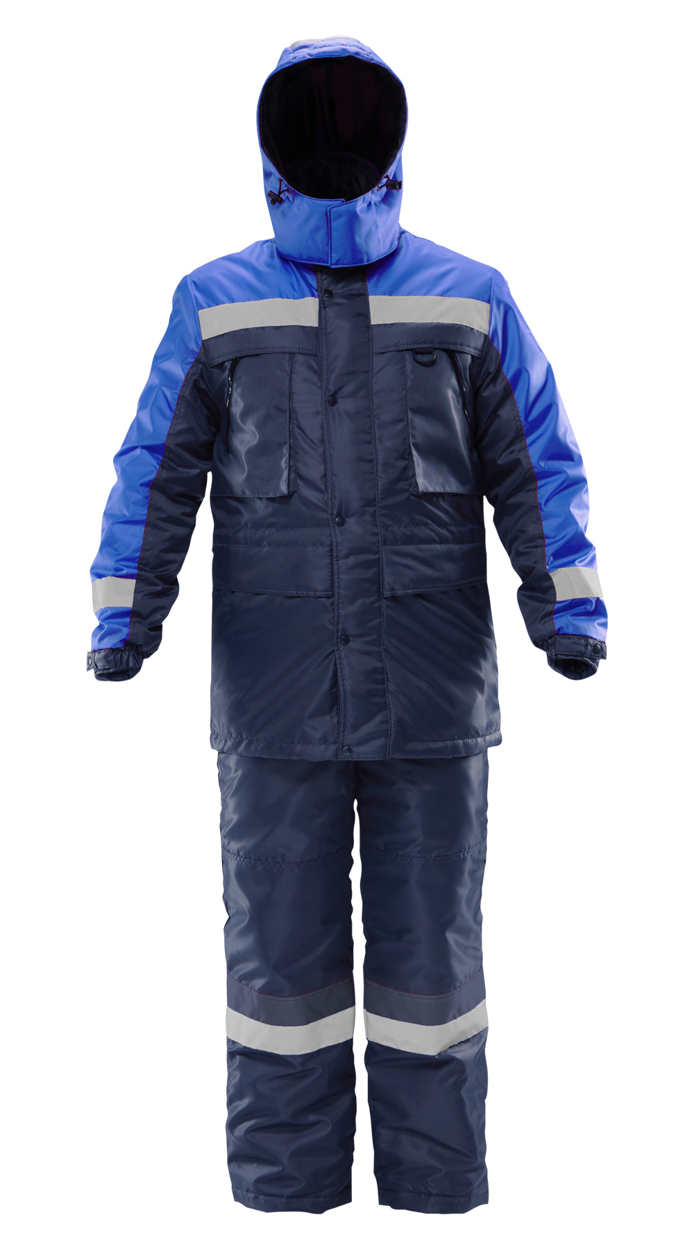 Зимний костюм "ДРАЙВ С/О" мужской, утепленный (куртка и брюки), цвет: темно-синий, ткань: 100% ПЭ
