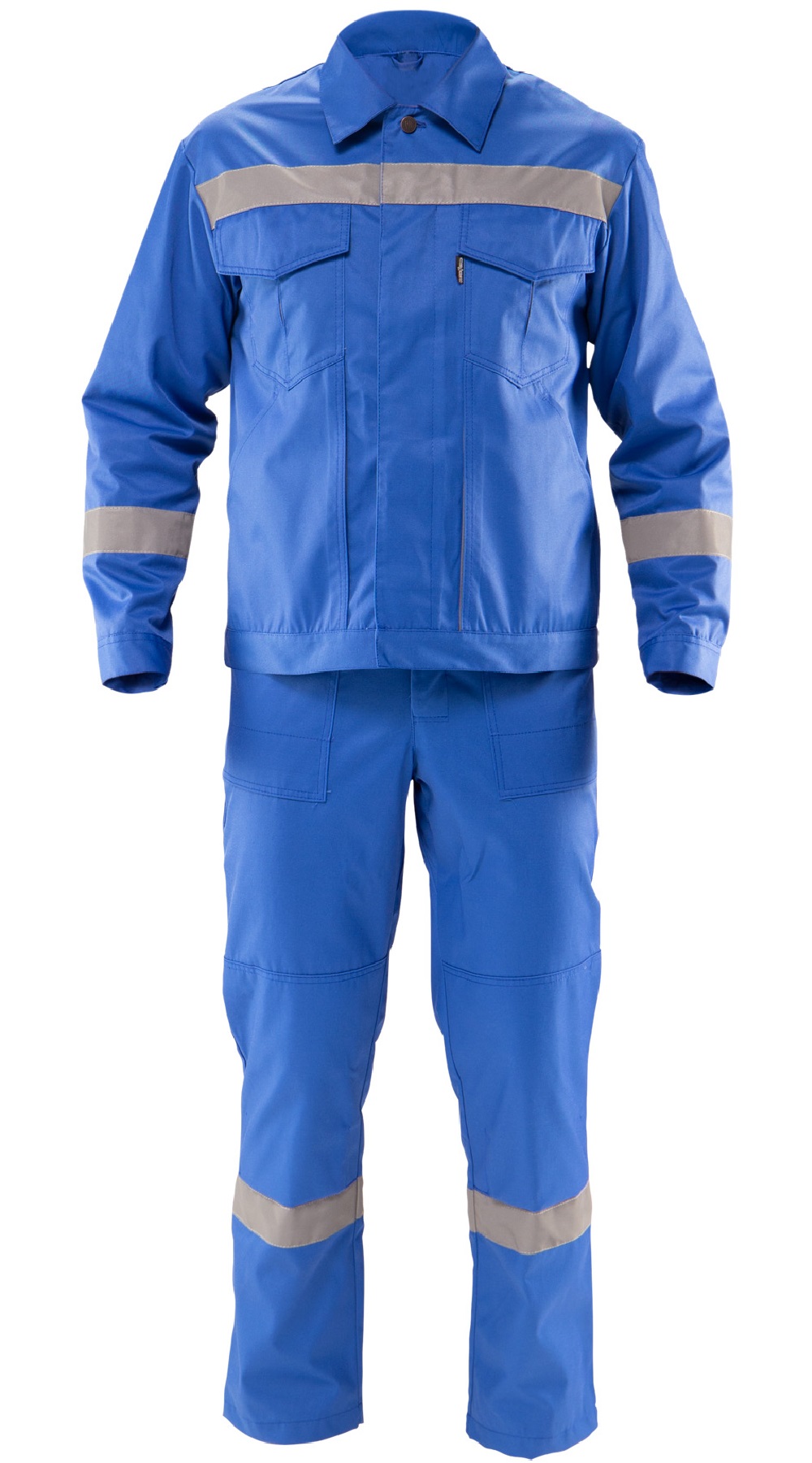 Летний костюм "БАЛТИКА-1" мужской (куртка и полукомбинезон), цвет: васильковый, ткань: смесовая