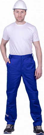 Летние брюки "Спецобъединение-СТРОНГ" мужские , цвет: васильковый, ткань: Смесовая