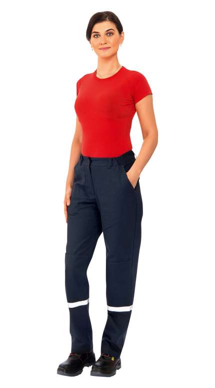 Летние брюки "ЛЕДИ ТЕХНОЛОГ" женские, цвет: темно-серый , ткань: Мастер-Универсал С24, 100% ХБ