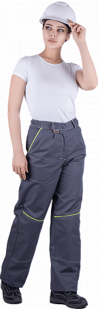 Летние брюки "Спецобъединение-ТУРБО" женские, цвет: серый, ткань: Томбой