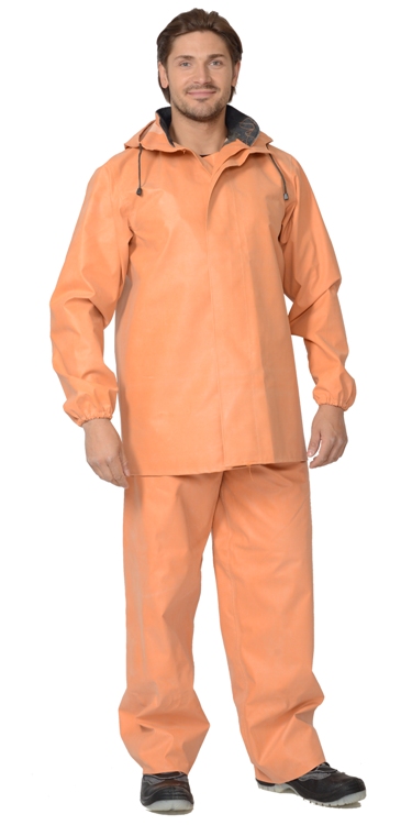 Костюм влагозащитный "РЫБАКА (тип РОКОН БУКСА)" (куртка и полукомбинезон), цвет: оранжевый 