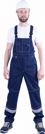 Летний полукомбинезон "Спецобъединение-ТУРБО ВИЖН" мужской, цвет: синий, ткань: Томбой