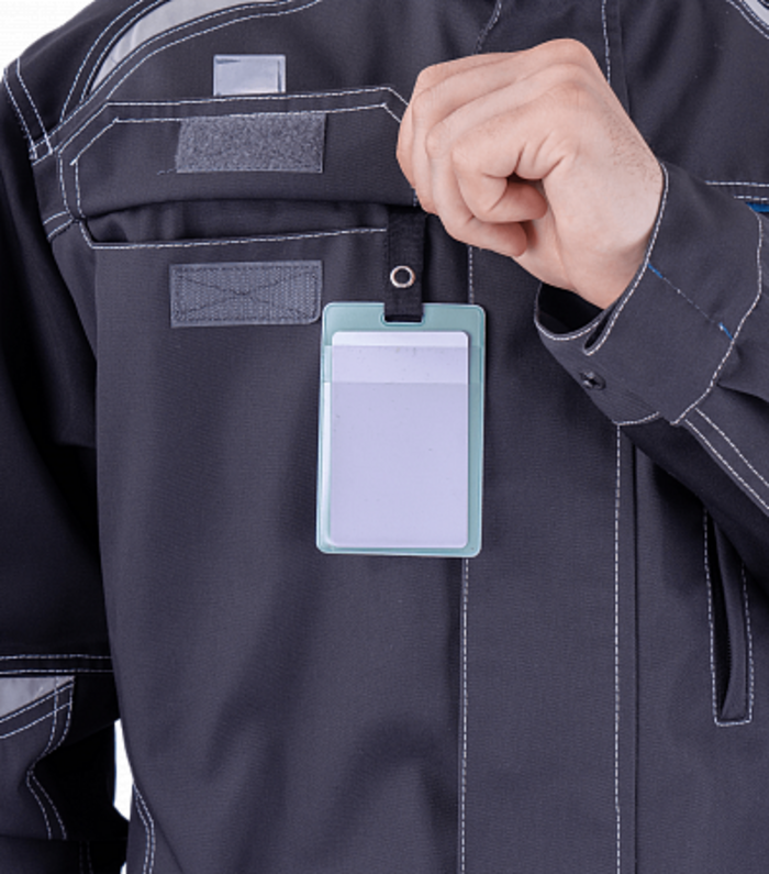 Летняя куртка "Спецобъединение-ТУРБО SAFETY" мужская, цвет: темно-серый с черным, ткань: Томбой Летняя куртка "Спецобъединение-ТУРБО SAFETY" мужская, цвет: темно-серый с черным, ткань: Томбой