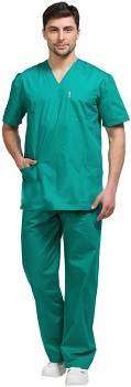 Хирургические зеленые костюмы