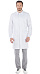 Халат "Авангард-БиоЛАБ" мужской (длинный рукав, на кнопках), цвет: белый, ткань: смесовая Халат "Авангард-БиоЛАБ" мужской (длинный рукав, на кнопках), цвет: белый, ткань: смесовая