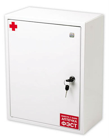 Аптечка "ФЭСТ" производственная металлический шкаф 250х310х100 №7.3 (арт.1063) Аптечка "ФЭСТ" производственная металлический шкаф 250х310х100 №7.3 (арт.1063)