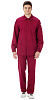 Костюм &quot;ОПЕРАТОР&quot; мужской (куртка и брюки), цвет: бордовый, ткань: смесовая