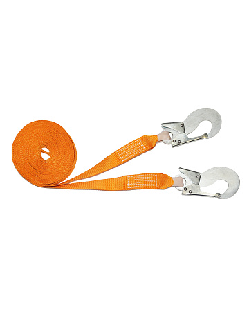 Строп А (лента) 4,5 (5)м с двумя монтажными карабинами Строп А (лента) 4,5 (5)м с двумя монтажными карабинами