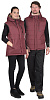 Зимний жилет &quot;СИРИУС-ЗОДИАК&quot; универсальный, утепленный, с капюшоном, цвет: бордовый, ткань: 100% ПЭ