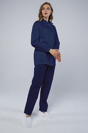 Брюки "ХАССП-Премиум" женские, цвет: темно-синий, ткань: смесовая Брюки "ХАССП-Премиум" женские, цвет: темно-синий, ткань: смесовая