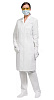 Халат &quot;ЛАБОРАТОРНЫЙ&quot; женский (длинный рукав, на пуговицах), цвет: белый, ткань: 100% ХБ