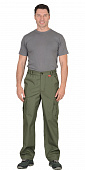 Летние брюки "СИРИУС-КОБРА" мужские, цвет: олива, ткань: смесовая