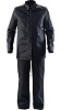 Летний костюм сварщика "ЗЕВС" мужской (куртка и брюки), цвет: черно-серый, ткань Арсенал NEW