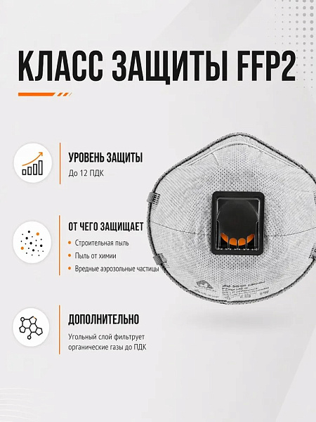 Респиратор "JETA SAFETY-JM-8626 Micron" противоаэрозольный FFP2 NR D, с клапаном, (10 шт) Респиратор "JETA SAFETY-JM-8626 Micron" противоаэрозольный FFP2 NR D, с клапаном, (10 шт)