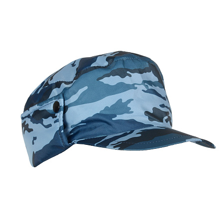 Зимнее кепи охранника, утеплённое, цвет: КМФ серый вихрь, ткань: 100% ПЭ Зимнее кепи охранника, утеплённое, цвет: КМФ серый вихрь, ткань: 100% ПЭ