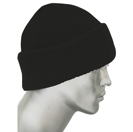 Шапка трикотажная, цвет: чёрный Шапка трикотажная, цвет: чёрный