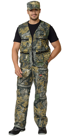 Летний жилет разгрузочный, универсальный, цвет: КМФ Темный лес, ткань: смесовая Летний жилет разгрузочный, универсальный, цвет: КМФ Темный лес, ткань: смесовая