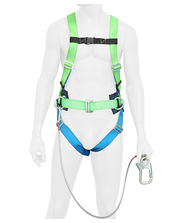 Удерживающая система УС - 2БЖ с наплечными и набедренными лямками и тросом Удерживающая система УС - 2БЖ с наплечными и набедренными лямками и тросом