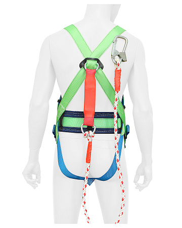 Удерживающая система УС - 2аВЖ с амортизатором,наплечными и набедренными лямками и стропом из каната Удерживающая система УС - 2аВЖ с амортизатором,наплечными и набедренными лямками и стропом из каната