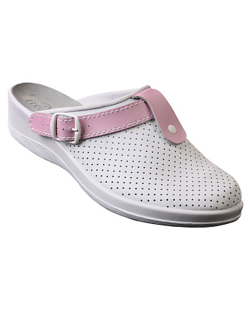 Сабо женские "Сириус-КОМФОРТ", цвет: белый с розовым Сабо женские "Сириус-КОМФОРТ", цвет: белый с розовым