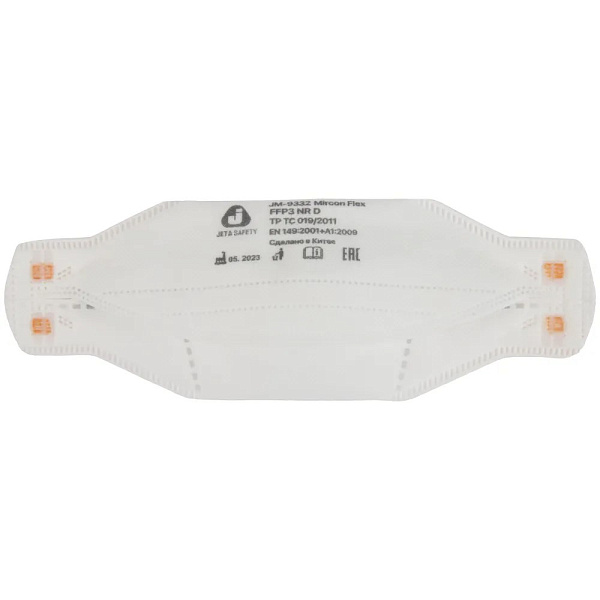 Респиратор "JETA SAFETY-JM-9332 Micron Flex" противоаэрозольный FFP3 NR D, с клапаном, (20 шт) Респиратор "JETA SAFETY-JM-9332 Micron Flex" противоаэрозольный FFP3 NR D, с клапаном, (20 шт)