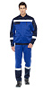 Летний костюм &quot;СПЕЦУС&quot; мужской (куртка и полукомбинезон), цвет: васильковый с синим, ткань: смесовая