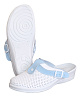 Сабо женские "Step-КОМФОРТ", цвет: белый с голубым