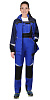 Летний костюм &quot;СИРИУС-ФАВОРИТ-МЕГА&quot; женский (куртка и п/к), цвет: васил. с т.синим, ткань: смесовая