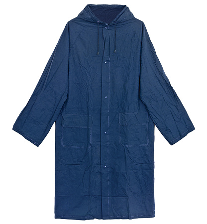 Плащ влагозащитный (ПВХ), цвет: синий Плащ влагозащитный (ПВХ), цвет: синий
