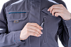 Летняя куртка "Спецобъединение-ТУРБО SAFETY" женская, цвет: серый с темно-серым, ткань: Томбой Летняя куртка "Спецобъединение-ТУРБО SAFETY" женская, цвет: серый с темно-серым, ткань: Томбой