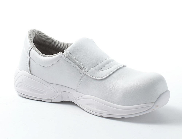 Полуботинки "WHITE GRIP PROTECTION", композитный подносок, на резинке, ПУ Полуботинки "WHITE GRIP PROTECTION", композитный подносок, на резинке, ПУ
