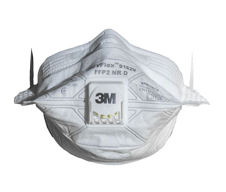 Респиратор 3М 9162V VFlex® с клапаном выдоха Респиратор 3М 9162V VFlex® с клапаном выдоха