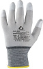 Перчатки "JAP-201 Volt Finger" защитные, углеродная нить, ладонь полиуретан, JETA SAFETY, (12 пар)