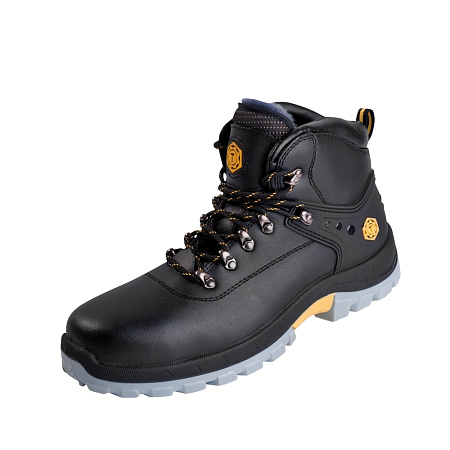 Ботинки "Трейл ПЛЮС Т1" (Р), натуральный мех, композитный подносок, цвет черный Ботинки "Трейл ПЛЮС Т1" (Р), натуральный мех, композитный подносок, цвет черный