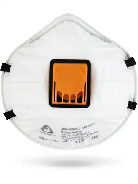 Респиратор "JETA SAFETY-JM-8622 Micron" противоаэрозольный FFP2 NR D, с клапаном, (10 шт) Респиратор "JETA SAFETY-JM-8622 Micron" противоаэрозольный FFP2 NR D, с клапаном, (10 шт)