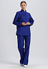 Костюм &quot;ХАССП-Стандарт&quot; женский (куртка и брюки), цвет: васильковый, ткань: смесовая